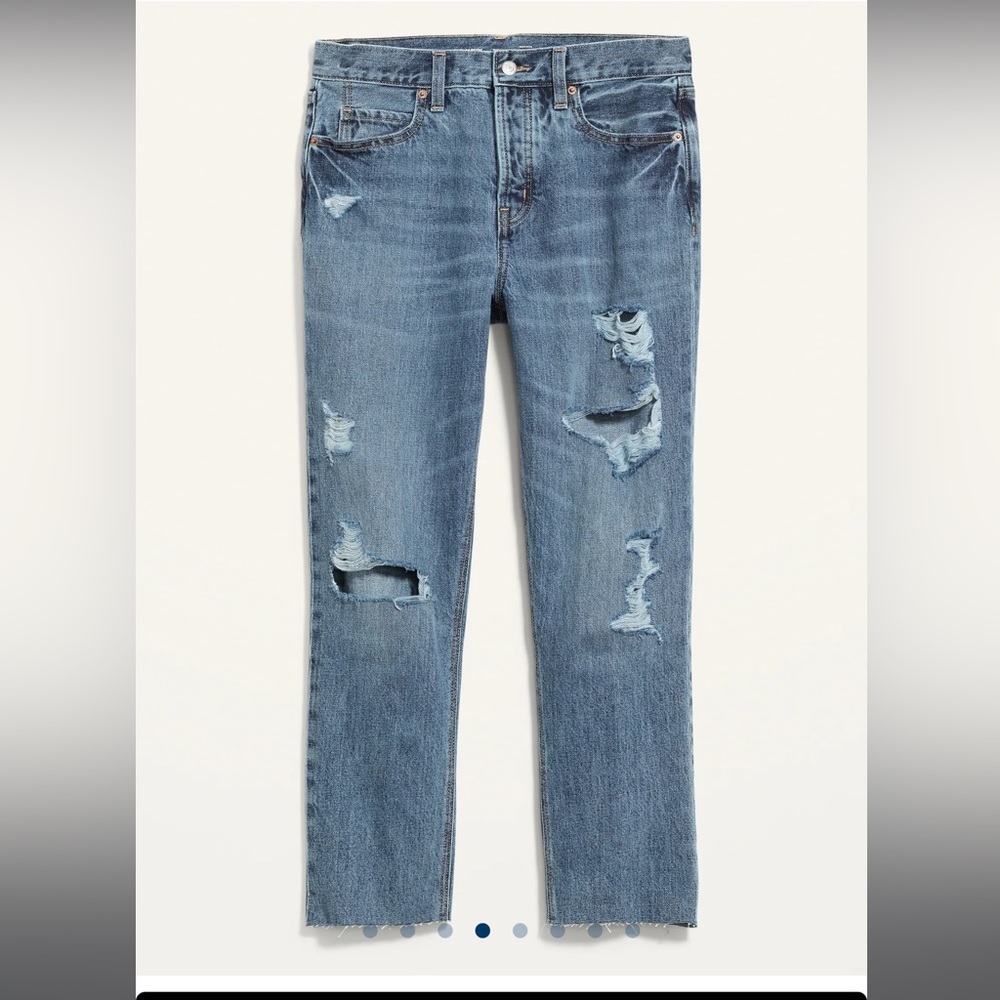 NWT - Old Navy High-Rise Slouchy Straight Crop - Women’s 0